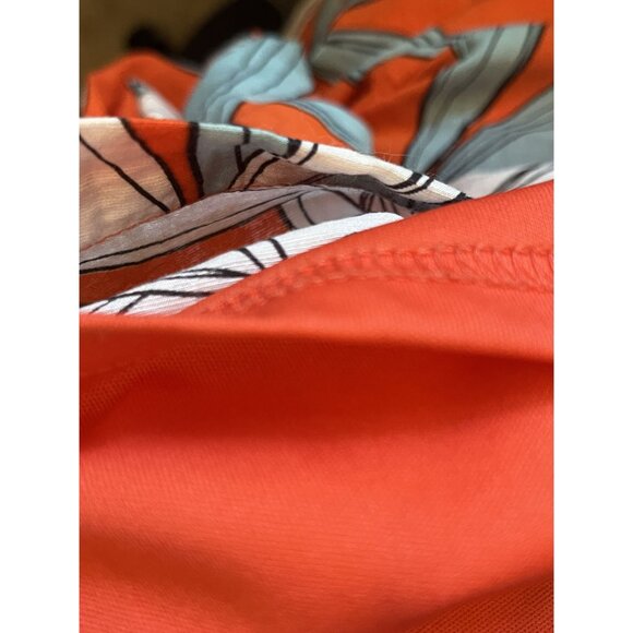 Flirty Tropical Off One Shoulder Jumpsuit Womens XL Coconinno Wide Leg - Picture 14 of 15